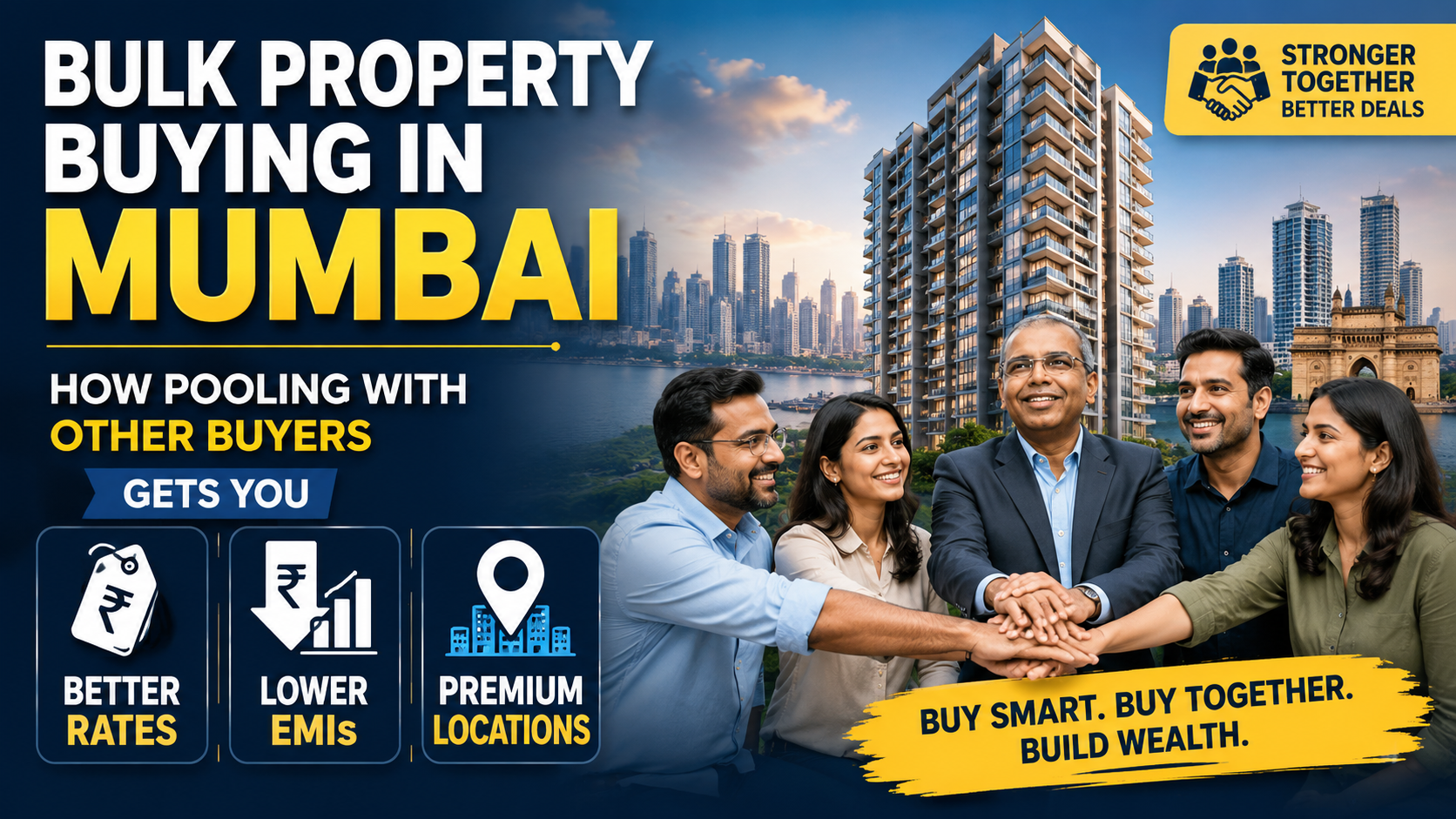 Bulk Property Buying in Mumbai: How Pooling With Other Buyers Gets You Better Rates, Lower EMIs, and Premium Locations